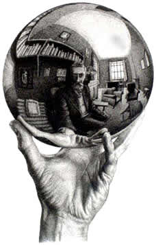 Hand with a Reflecting Sphere